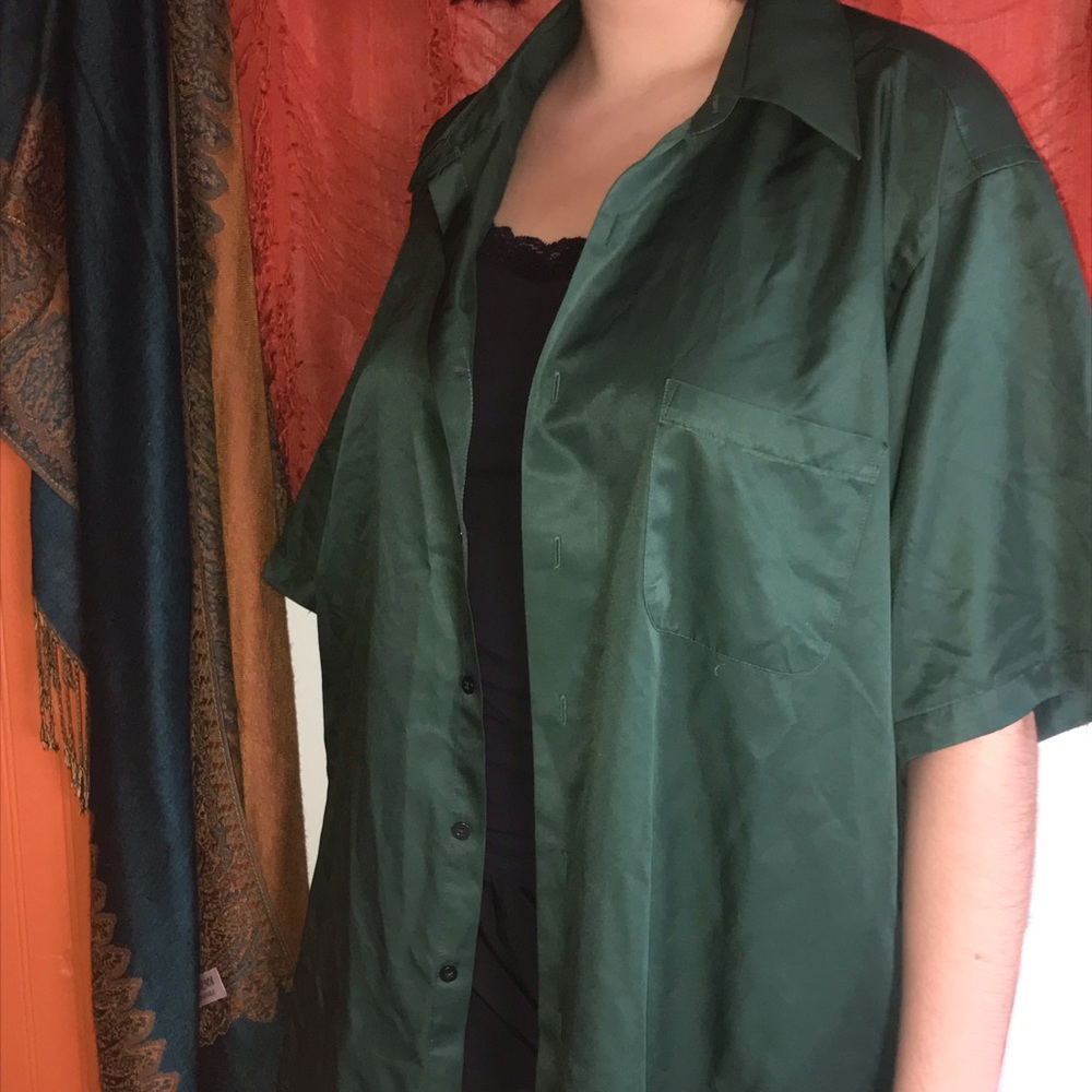 Emerald button down